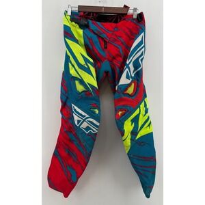 Fly Racing Kinetic Relapse Motocross Riding Pants Boys Multicolor 30x27
